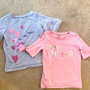 Girls Shirts - selling together (size 8)
